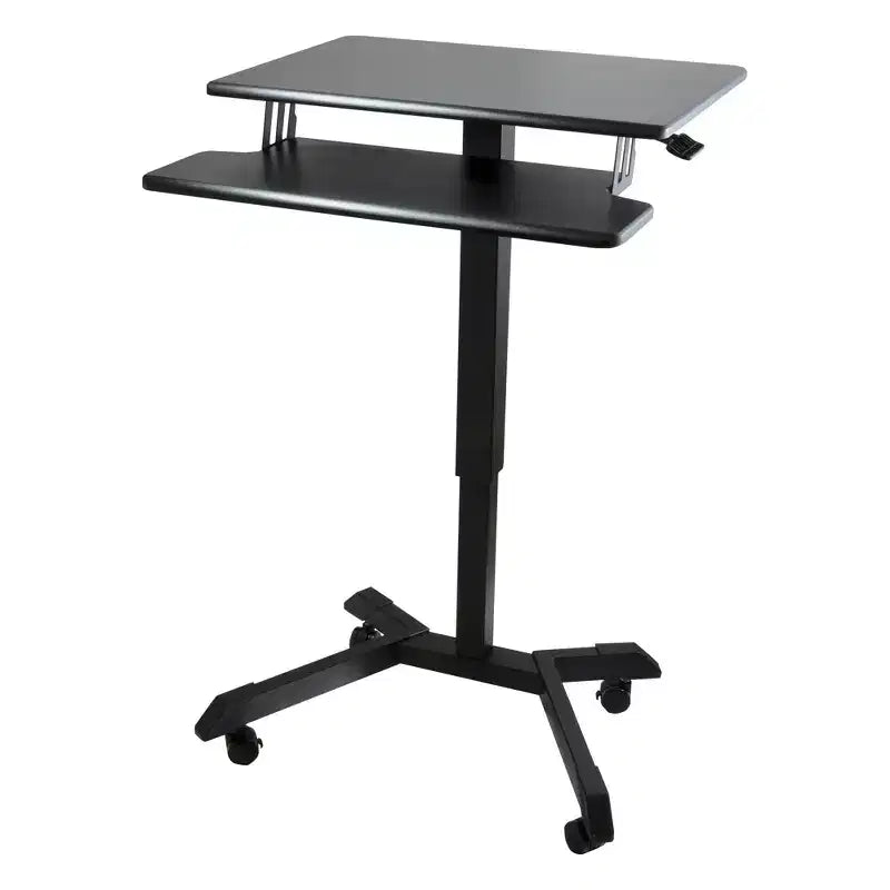 Bureau debout mobile et réglable Victor High Rise avec support clavier