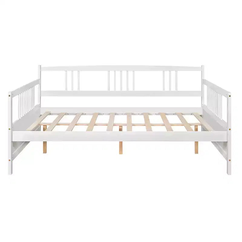 Lit plateforme Whisen Unique Design en forme de voiture de course, taille double, avec roues