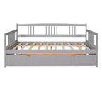 Lit plateforme Whisen Unique Design en forme de voiture de course, taille double, avec roues