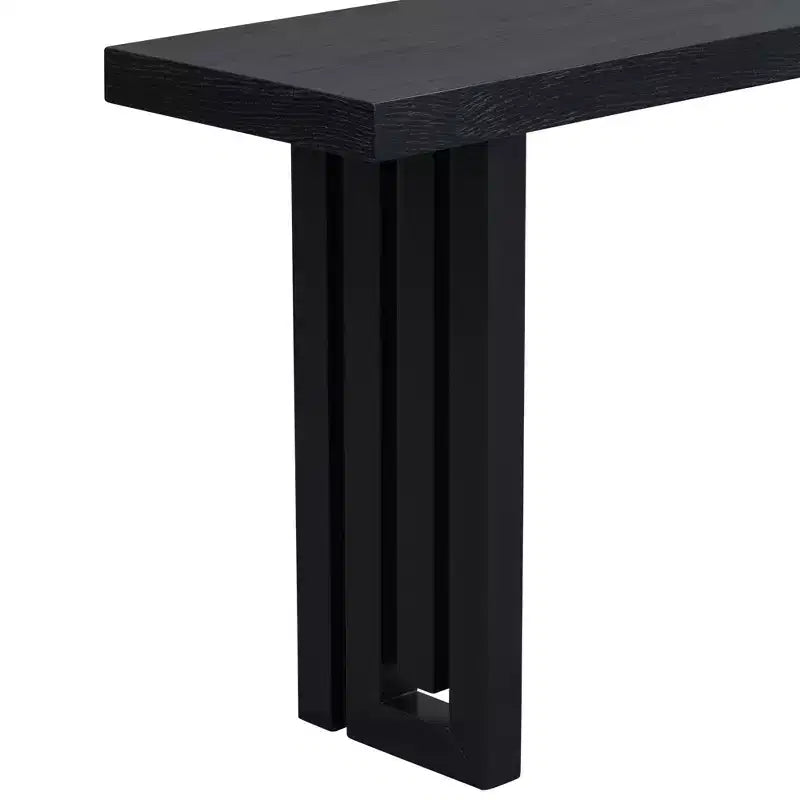 Console Whisen au design unique avec rayures verticales pour entrée, couloir, salon, foyer, corridor