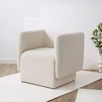 Chaise Nene Boucle Barrel Back - SFV5073 - Safavieh Couture