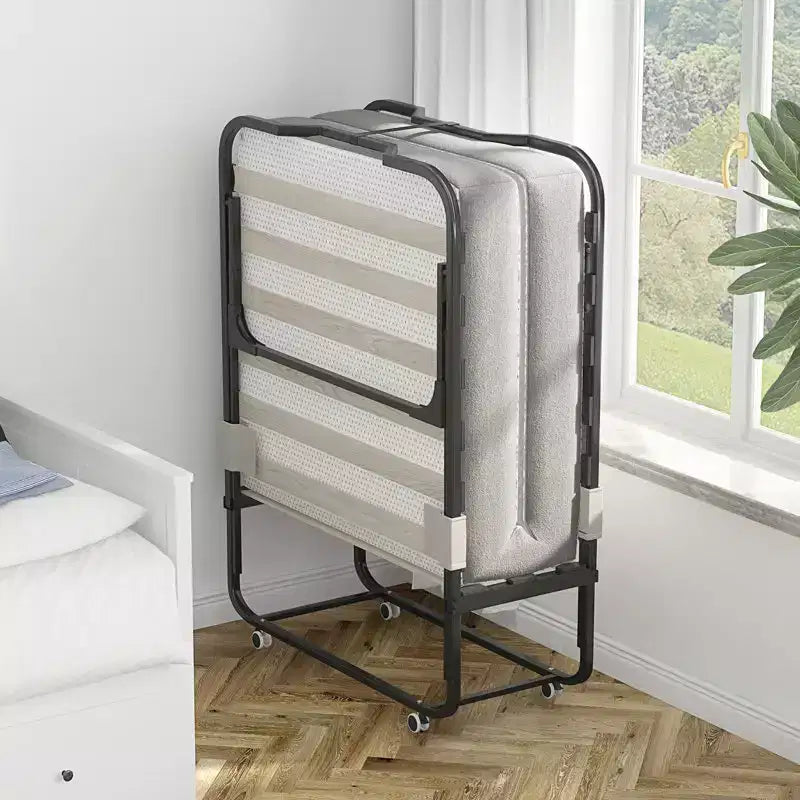 Lit pliant moderne Mjkone pour une personne avec matelas inclus