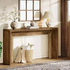 Lantine 55.12 Console de ferme, table de canapé étroite en bois pour entrée, couloir, salon, foyer