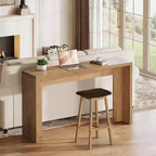 Lantine 55.12 Console de ferme, table de canapé étroite en bois pour entrée, couloir, salon, foyer