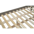Lit superposé Whisen Wood Twin sur Full avec lit gigogne double