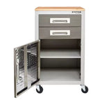 Meuble bas roulant Seville Classics UltraHD 2 tiroirs, 20 x 18 x 34,7