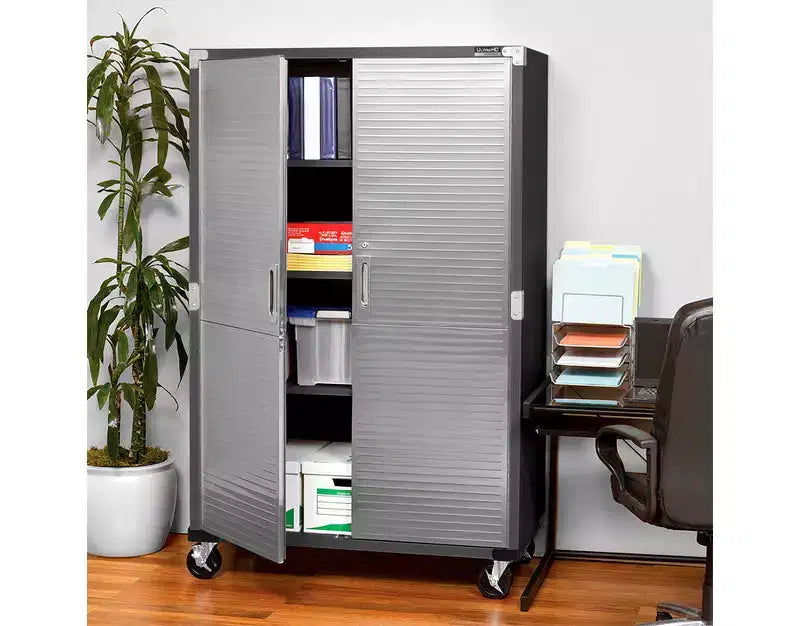 Armoire de rangement à roulettes UltraHD de Seville Classics, 48 x 18 x 72