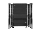 Armoire de rangement à roulettes UltraHD de Seville Classics, 48 x 18 x 72