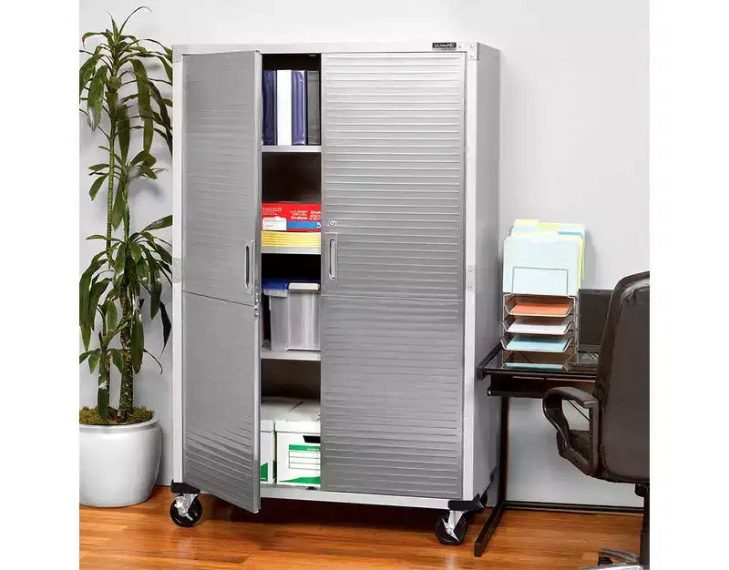 Armoire de rangement à roulettes UltraHD de Seville Classics, 48 x 18 x 72