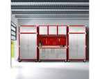 Armoire de rangement à roulettes UltraHD de Seville Classics, 48 x 18 x 72