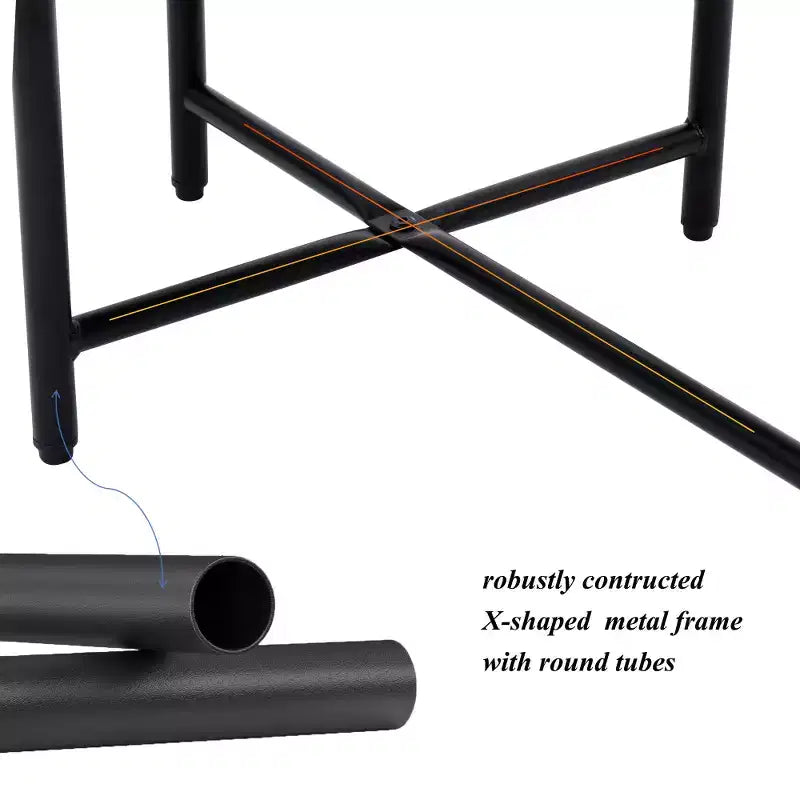 Chic Crate - Table de chevet gain de place marron noyer pour salon - Table d'appoint de canapé moderne à 2 niveaux avec étagère de rangement en bois