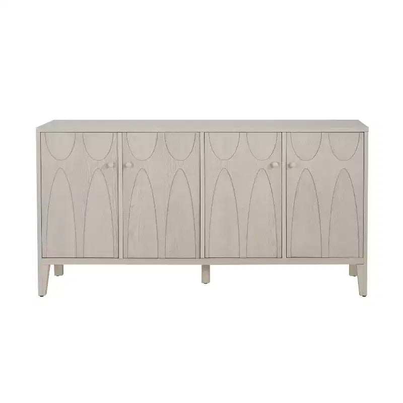 Buffet Christopher Knight Home Vaughan avec quatre étagères réglables et portes