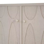 Buffet Christopher Knight Home Vaughan avec quatre étagères réglables et portes