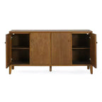 Buffet Christopher Knight Home Vaughan avec quatre étagères réglables et portes
