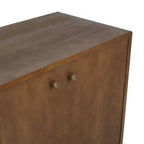Christopher Knight Home Vincent Armoire de buffet contemporaine en métal avec deux étagères réglables
