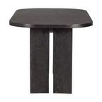 Ensemble table de salle à manger 6 pièces avec chaises rembourrées et banc, style rustique fermier, naturel/espresso-ModernLuxe