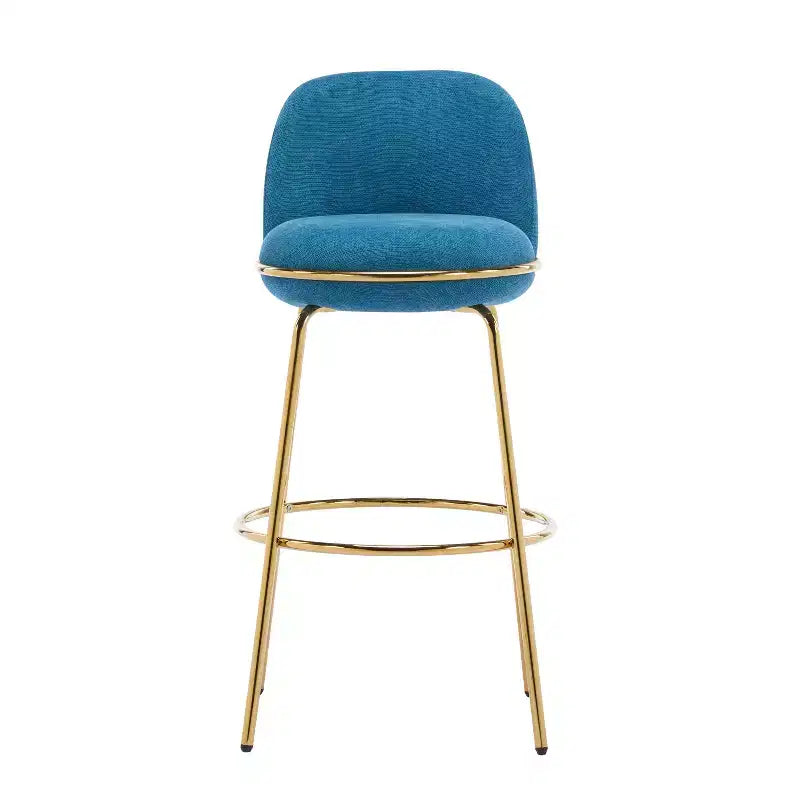 Christopher Knight Home Mads Tabourets de bar sans accoudoirs rembourrés avec cadre en métal pour l'intérieur (Lot de 2)