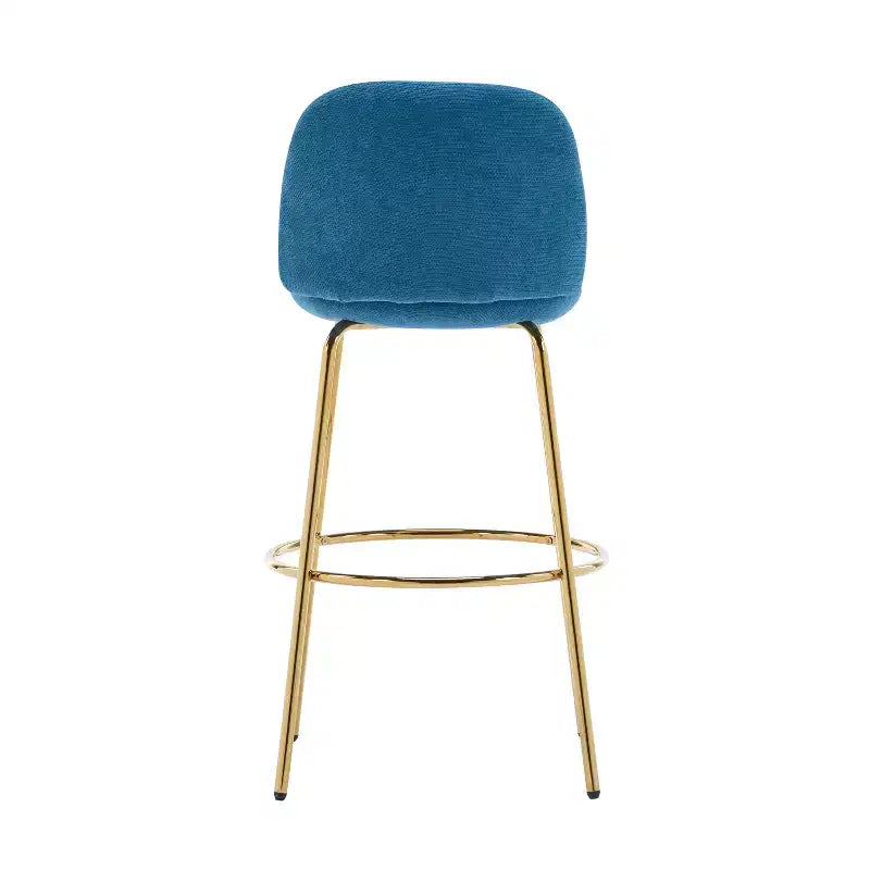 Christopher Knight Home Mads Tabourets de bar sans accoudoirs rembourrés avec cadre en métal pour l'intérieur (Lot de 2)