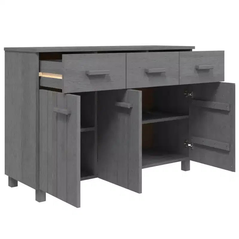 vidaXL HAMAR Buffet de bar avec tiroirs en pin massif