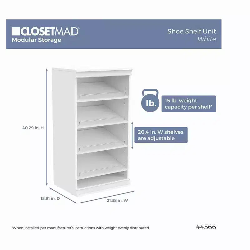Étagère à chaussures modulaire 12 paires ClosetMaid - ClosetMaid
