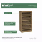 Étagère à chaussures modulaire 12 paires ClosetMaid - ClosetMaid