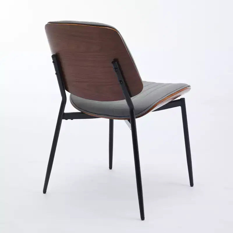 Chaises de salle à manger Vatros, lot de 2, style rétro moderne du milieu du siècle, en similicuir