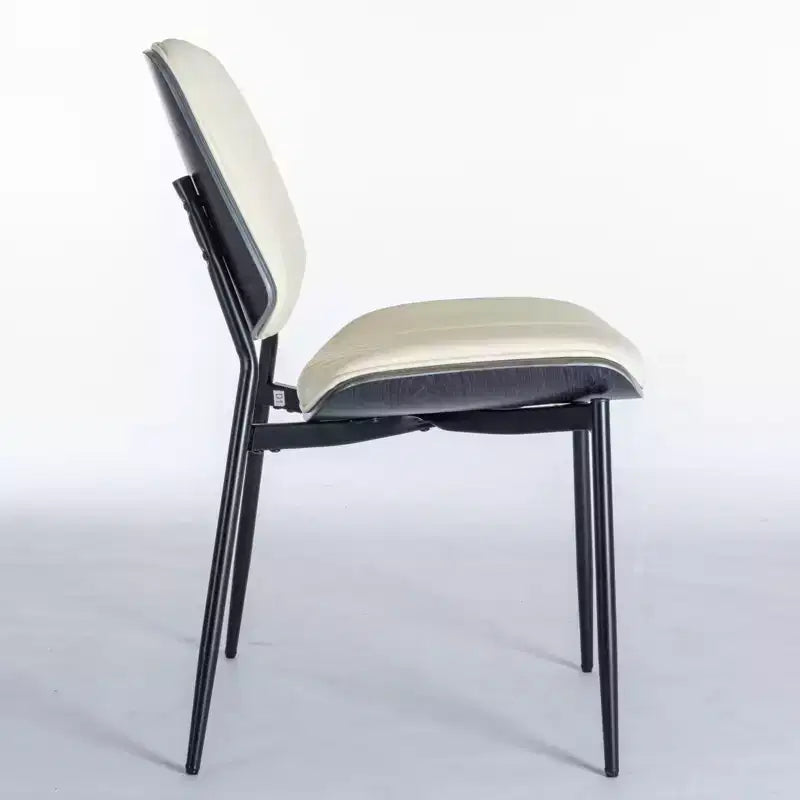 Chaises de salle à manger Vatros, lot de 2, style rétro moderne du milieu du siècle, en similicuir