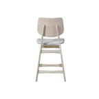 New Classic Furniture, chaises de comptoir de salle à manger Oscar Wood en frêne blanc (lot de 2)
