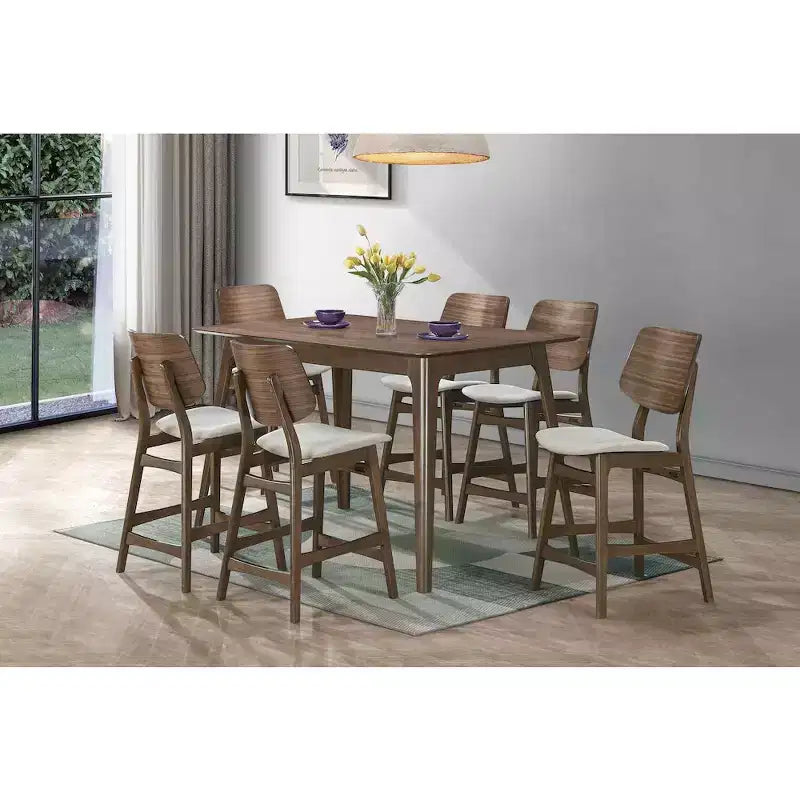New Classic Furniture, Table de bar Oscar Wood en noyer
