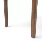 Ensemble de salle à manger 7 pièces en bois rembourré en tissu style moderne du milieu du siècle Christopher Knight Home Kwame