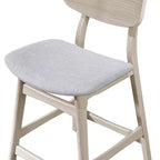 New Classic Furniture, Ensemble de salle à manger Oscar 5 pièces en frêne blanc avec hauteur de comptoir