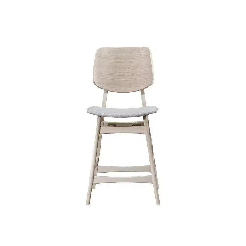 New Classic Furniture, Ensemble de salle à manger Oscar 5 pièces en frêne blanc avec hauteur de comptoir