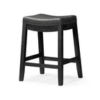 Maven Lane Sophia Backless Counter Stool with Faux Leather 26