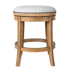 Tabouret de comptoir pivotant sans dossier Maven Lane Alexander avec revêtement en tissu, 27 po