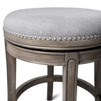 Tabouret de comptoir pivotant sans dossier Maven Lane Alexander avec revêtement en tissu, 27 po
