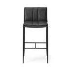 Tabouret de bar en métal Maven Lane Gerard avec siège en similicuir 29 po