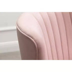 Fauteuil d'appoint moderne en velours Okak avec revêtement confortable, coussins profonds, fauteuil élégant avec pieds en bois massif pour salon, salle de lecture