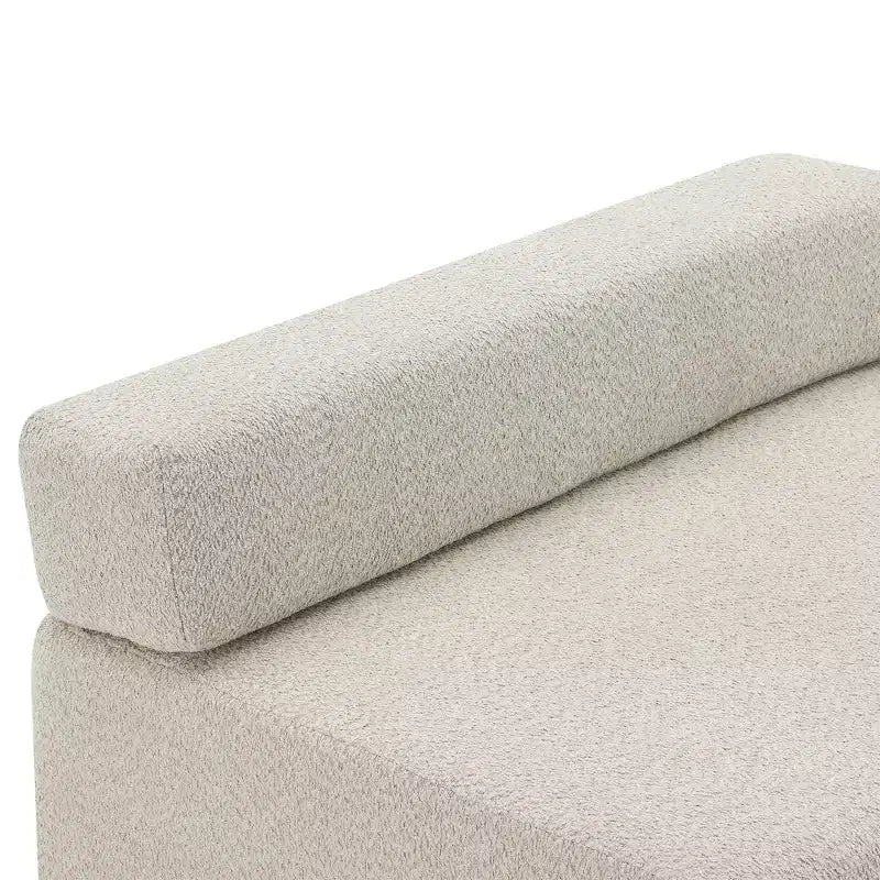 Canapé d'angle modulable en U surdimensionné Whisen - Beige