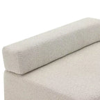 Canapé d'angle modulable en U surdimensionné Whisen - Beige
