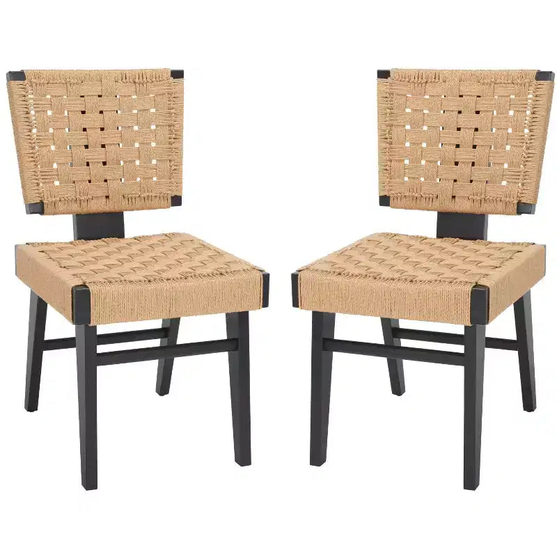 Susanne Woven Dining Chair (Set of 2) - SFV4121 - Safavieh Couture