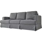 AMERLIFE Modern Slipcovered Sofa- Comfy Couch for Living Room