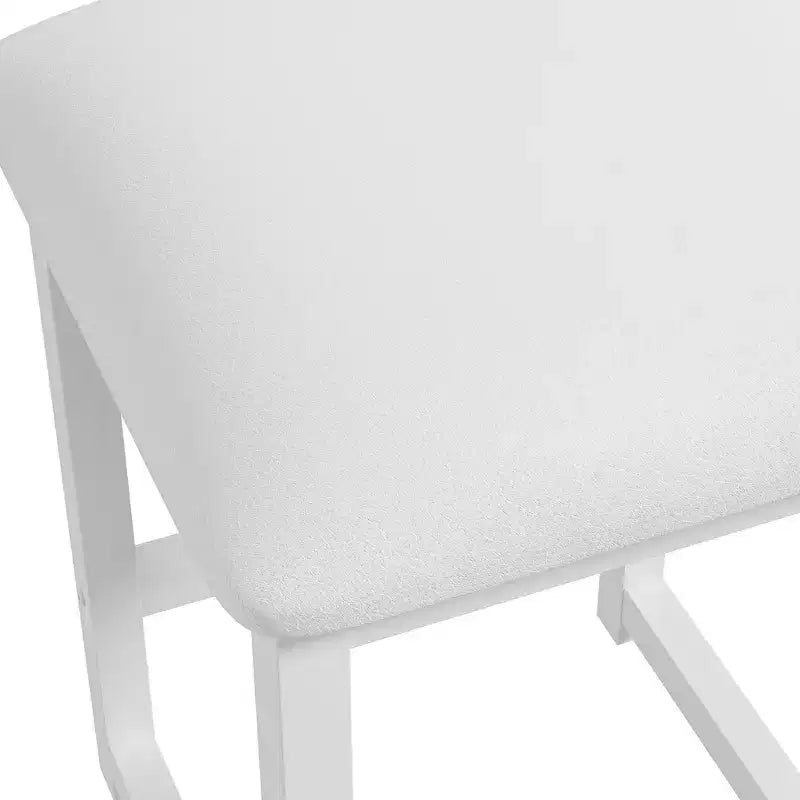 Ensemble Table et Chaises de Cuisine VECELO pour 4, Ensemble Salle à Manger avec Chaises/Tabourets en PU, Cadre Robuste pour Petits Espaces, Marron/Noir