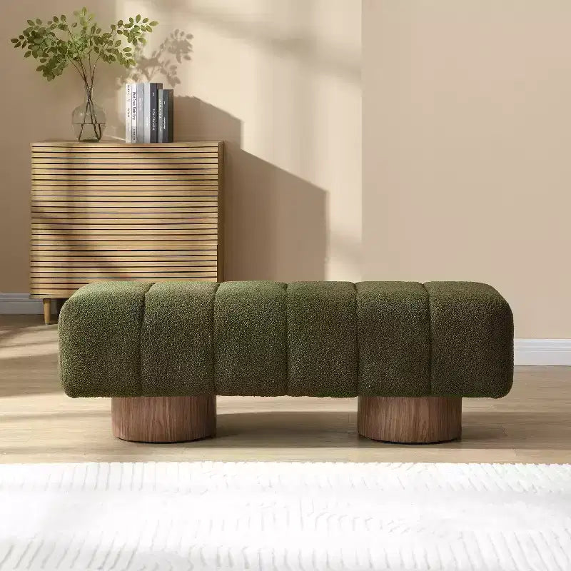 Banc de salle à manger multifonctionnel contemporain Christopher Knight Home Gale 50 en chenille