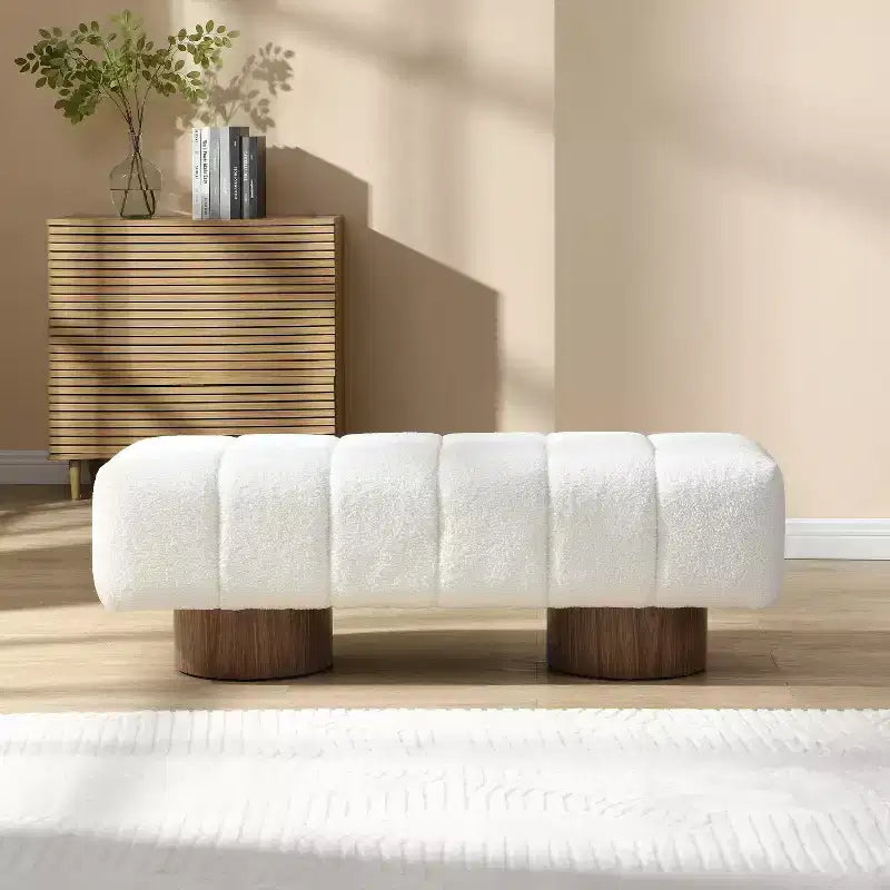 Banc de salle à manger multifonctionnel contemporain Christopher Knight Home Gale 50 en chenille