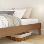 Cadre de lit Now Furniture King, lit plateforme en bois
