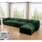 Canapé modulable avec rangement, dossier cylindrique et accoudoirs, assise profonde et confortable, durable et offrant un bon soutien pour le salon.