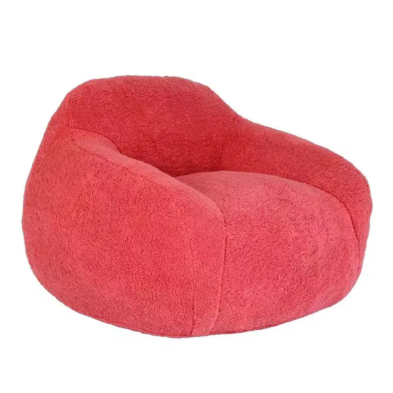 Fauteuil poire Okak Easy Clean avec dossier épais et accoudoirs, fauteuil poire lounge avec tissu résistant à l'eau, canapé de sol pour salon et chambre