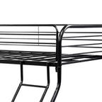MAYEERTY Lit Superposé en Métal Robuste Double sur Lit Double avec Barrière de Sécurité Renforcée et Échelle Inclinée pour Chambre d'Enfant