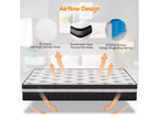 Matelas en promotion : Matelas hybride Queen 14 po dans une boîte, mousse à mémoire de forme au gel + ressorts ensachés, rafraîchissant, fermeté moyenne, soulagement de la pression, isolation des mouvements, CertiPUR-US