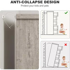 Commode à 5 tiroirs pour chambre à coucher, commode noire à 5 tiroirs avec poignées encastrées, organisateur de commode en bois pour salon, chambre d'enfant, couloir